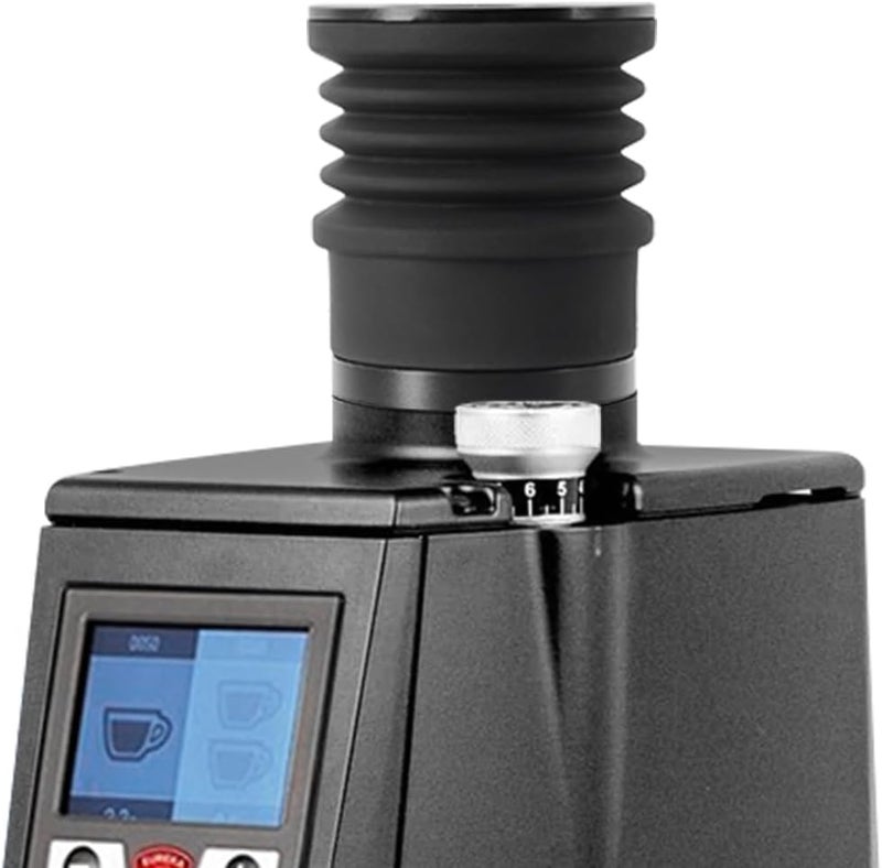CAFEMASY Single Dose Hopper Compatible with Eureka Atom Espresso Grinder Aluminum Single Dose Coffee Grinder Hopper and Lid with Silicone Bellow Air Blower - Image 1